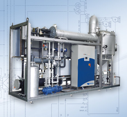 vacuum distillation evaporator systems wastewater evaporation advanced technology water