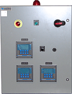 Acid neutralization system control panel